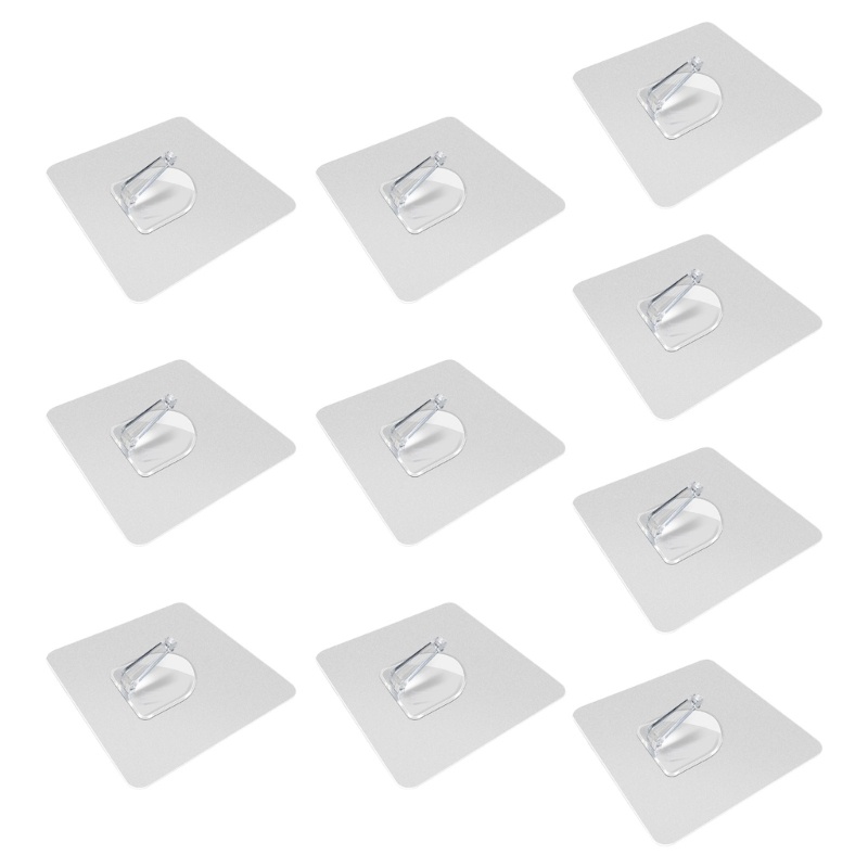 Set 10 Giá Đỡ Móc Treo Đồ Dán Tường Tiện Lợi