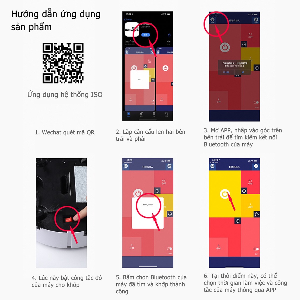 Robot hút bụi lau nhà quét nhà tự động 3in1 bản nâng cấp điều khiển qua app điện thoại , Máy Hút Bụi Tự Động ES350
