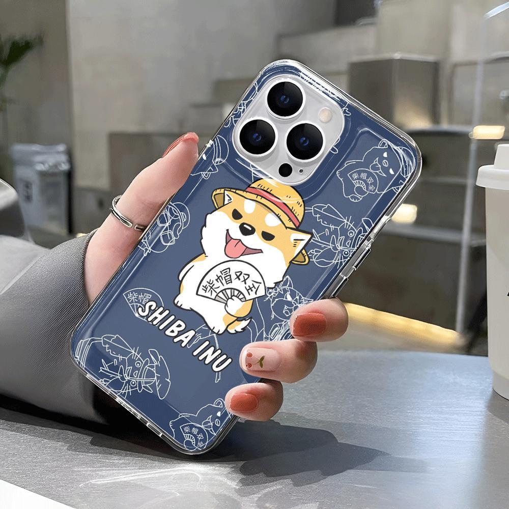 Ốp Điện Thoại Tpu Trong Suốt In Hình Chó Kung Fu Thời Trang Cho iphone 14promax 13 12 11 7Plus 7 8 X XR XSMax