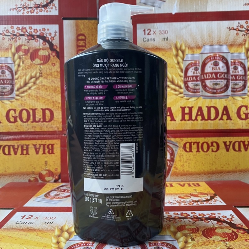 Dầu Gội sunsilk 900g Và Xả sunsilk 640g