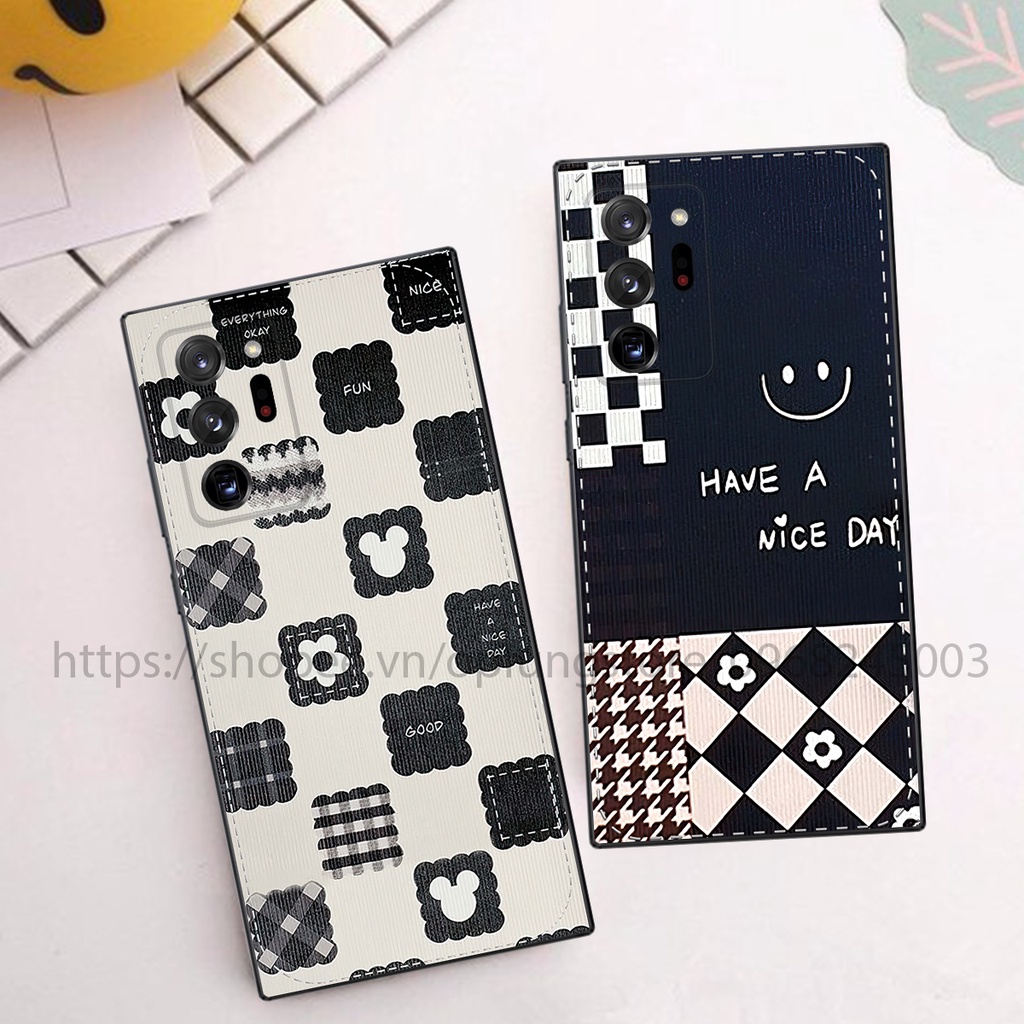 Ốp Samsung Note 20 / 20 Plus / Note 20 Ultra in hình họa tiết thời trang Âu Mỹ