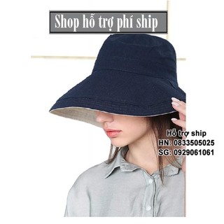 Hỗ trợ Ship- Mũ Chống Nắng 2 mặt của Nhật, Chống Tia UV 99% CUT - UPF 50+