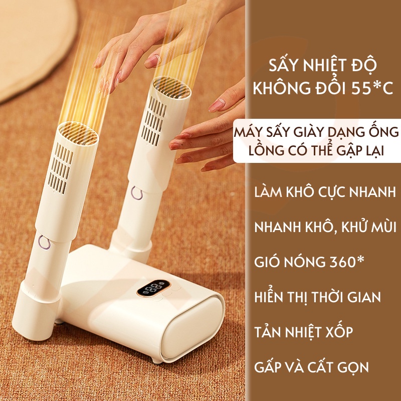 Máy Sấy Giày Sothing GB47061- khử trùng và sấy khô giày dép ngay lập tức, tự động ngắt, không làm hư hỏng giày, bh 12th