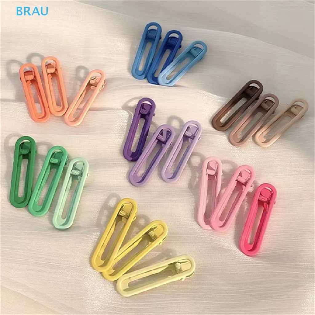 Set 3 Kẹp Tóc Nữ Màu Sắc Kẹo Ngọt Thời Trang