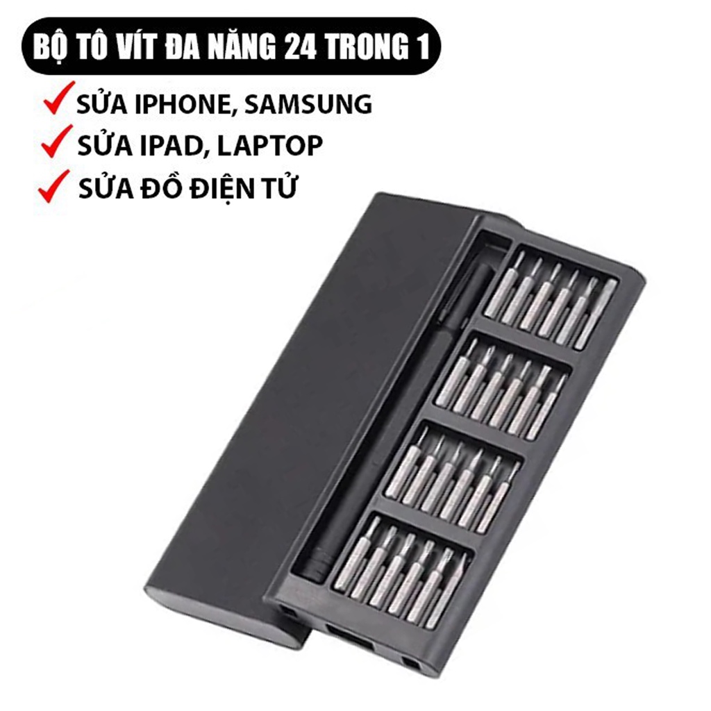 Bộ Tua Vít Đa Năng 24 Đầu