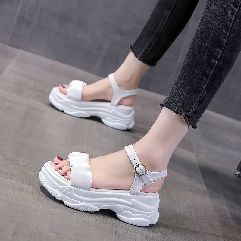 Xăng đan Đế Dày 7Cm Thời Trang Mùa Hè 2023 Cho Nữ