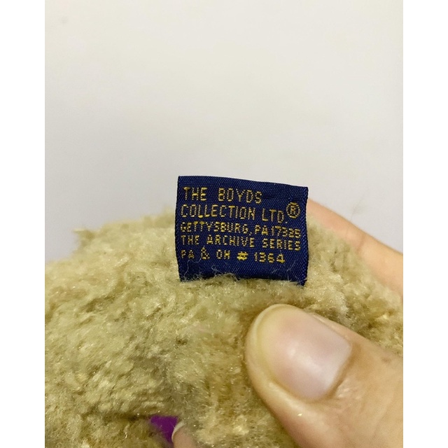 Gấu bông teddy bear vintage the boyds chính hãng