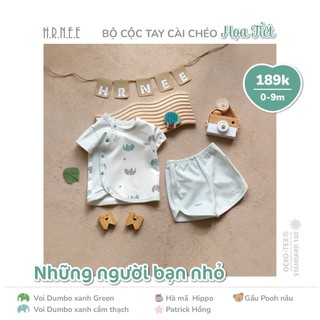 Hrnee - bộ cộc cúc giữa cài chéo
