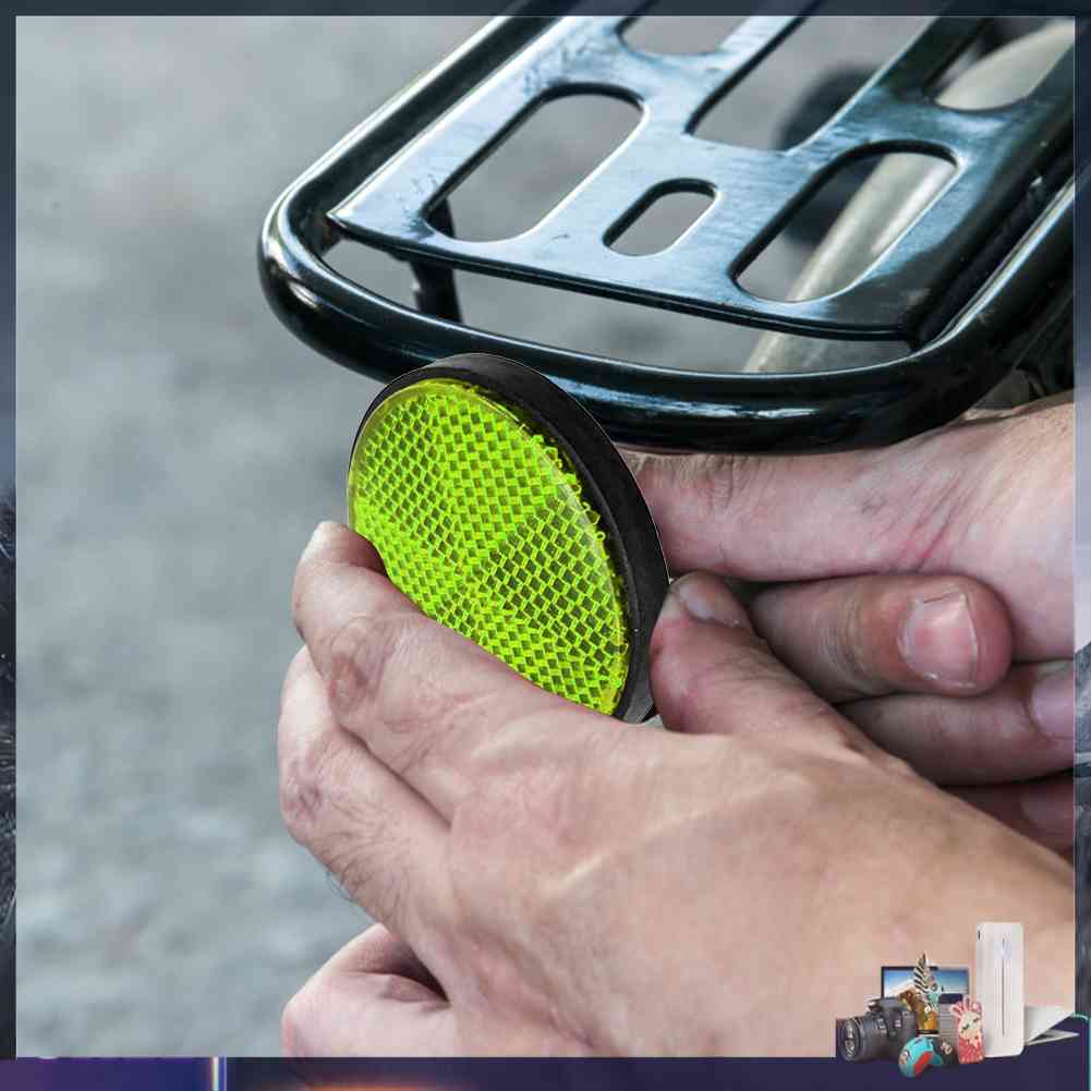 Miếng Dán Phản Quang Cảnh Báo An Toàn Bằng Nhựa Cho Xe Máy / Xe Đạp