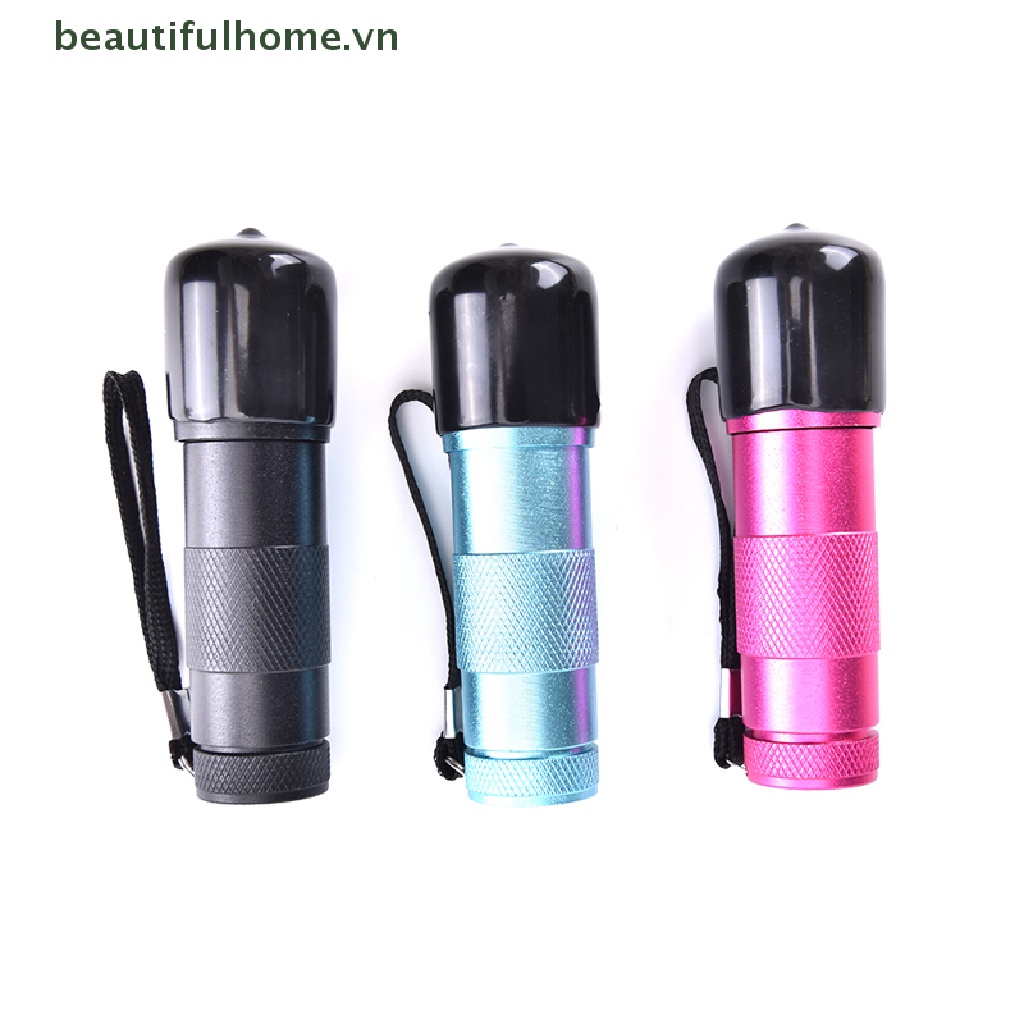 Đèn UV Silicone Nhấn Tay Làm Móng 12 Bóng Led