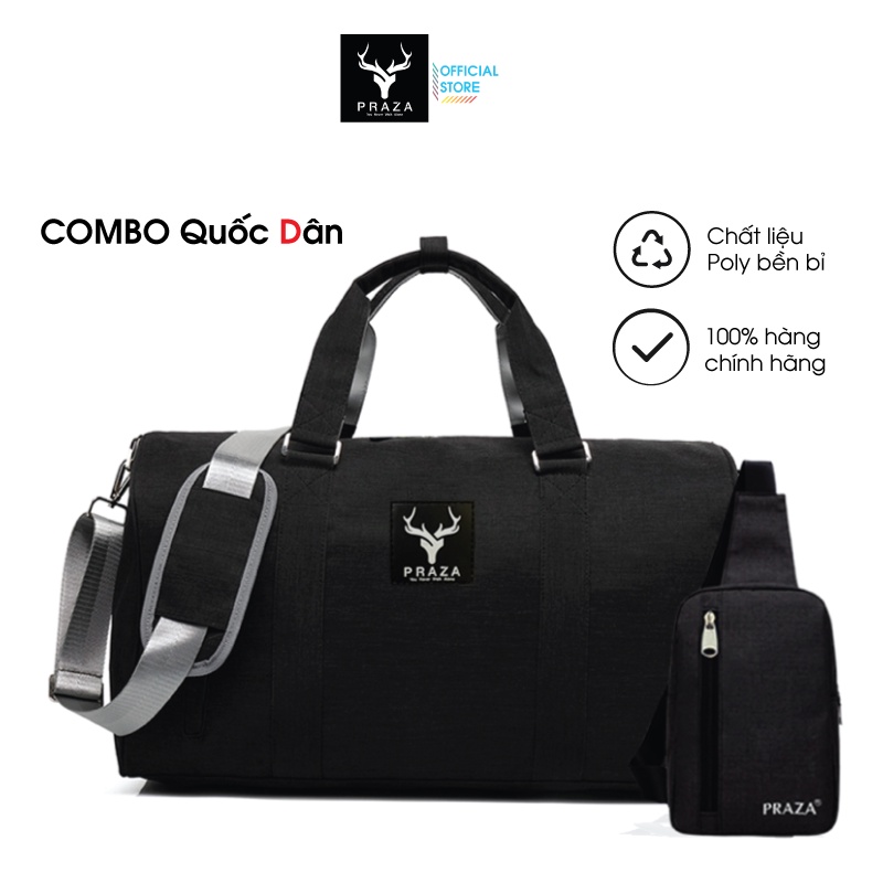 Combo Túi Đeo Campus & Túi Du Lịch PRAZA TX082DC095