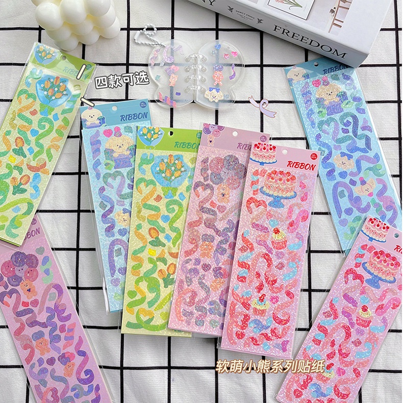Miếng Dán Trang Trí Hình Gấu Goo Mềm Kiểu Hàn Quốc GK0076