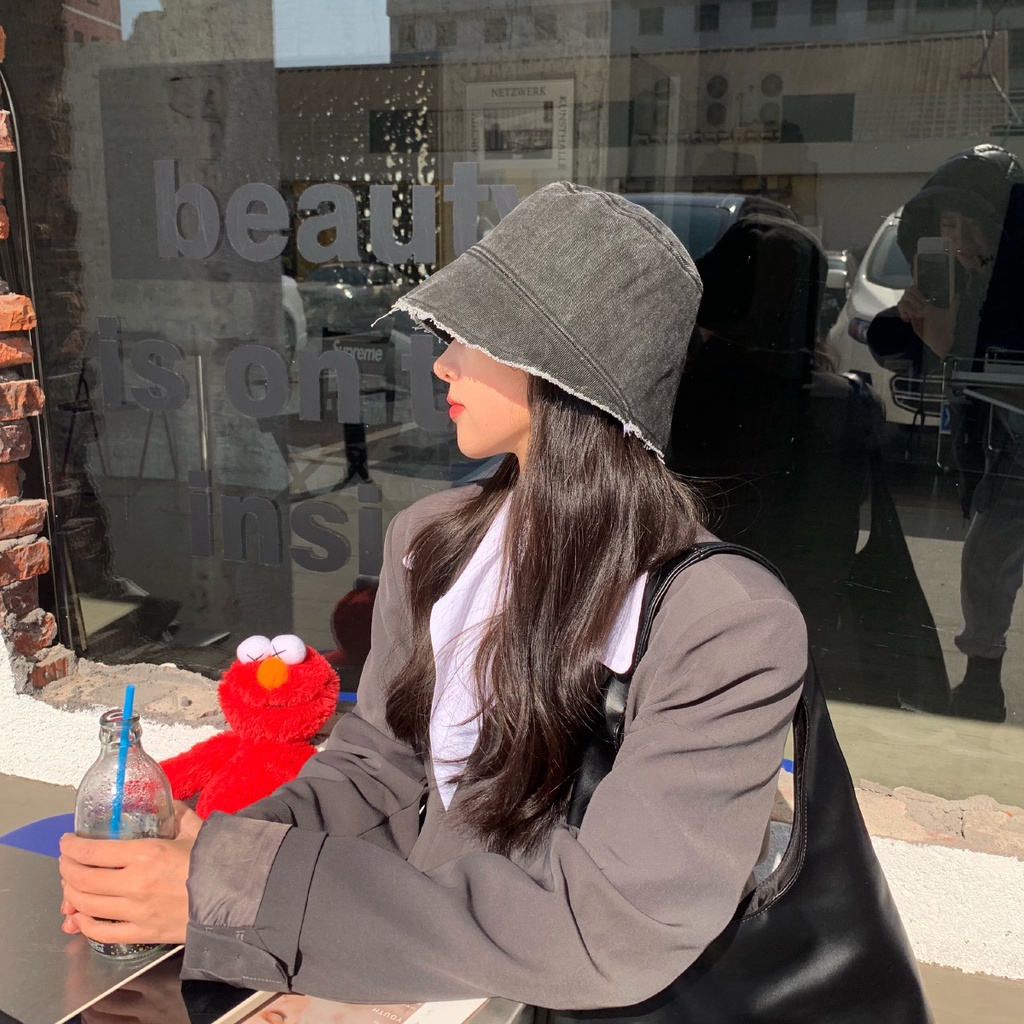 Mũ bucket cao cấp trơn vành nón tai bèo nữ nam phong cách Hàn Quốc thời trang cháy phố siêu hit hot giá rẻ PUKIXI M102