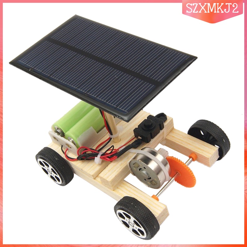 Mô Hình Xe Hơi Sử Dụng Năng Lượng Mặt Trời DIY szxmkj2 Có Thể Sạc Lại
