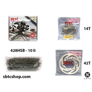 NSD Nhông sên dĩa RK Exciter 150 chính hãng