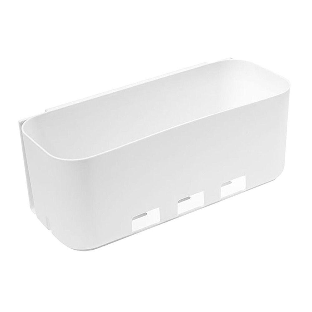 1 Kệ Nhựa Dạng Đẩy Gắn Tường Đựng Đồ Dùng Nhà Bếp / Phòng Tắm