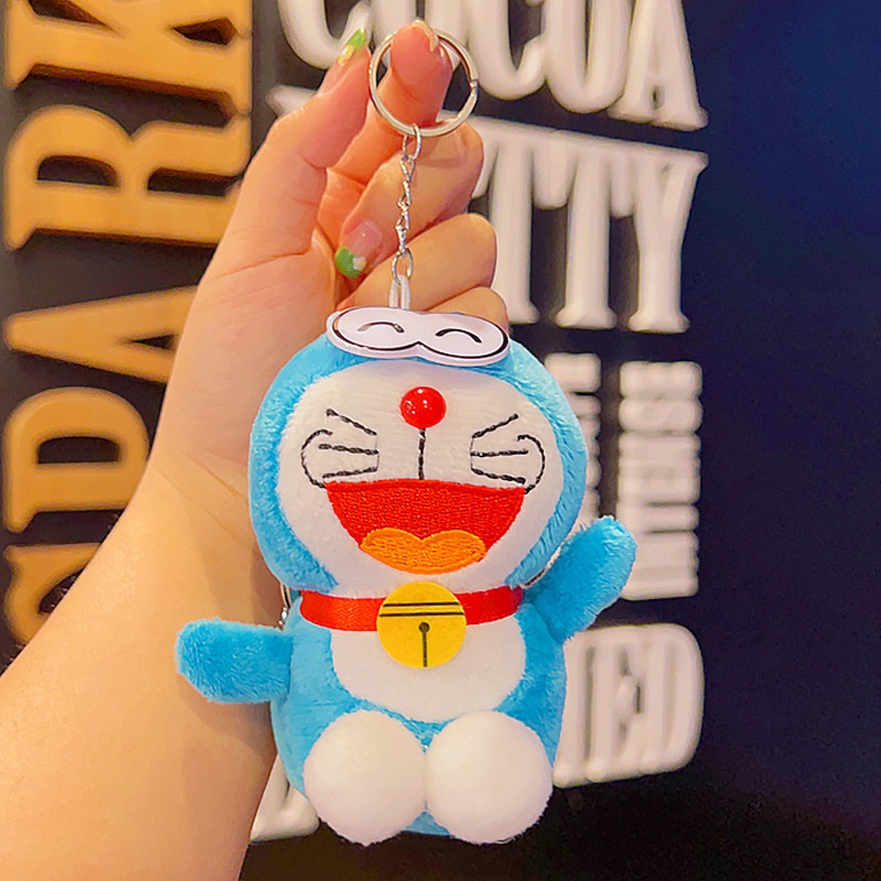 Móc Khóa Hình Doraemon Nhồi Bông Dễ Thương