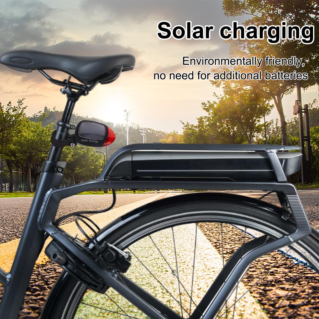 Đèn LED Tín Hiệu Tiết Kiệm Năng Lượng 3 Chế Độ Gắn Đuôi Xe Đạp Leo Núi