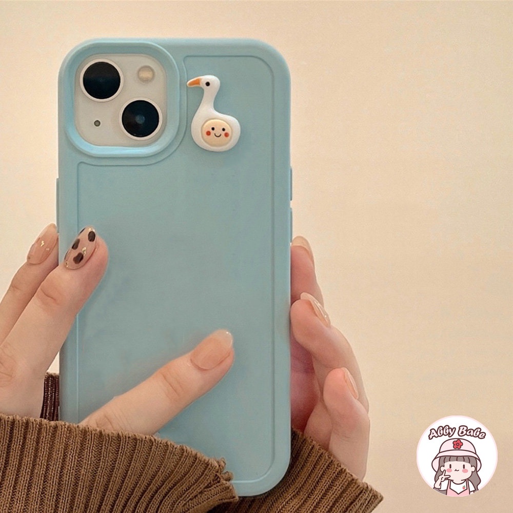 Ốp Điện Thoại TPU Mềm Chống Sốc In Hình Đầu Vịt Vui Nhộn Sang Trọng Cho IPhone 14 Pro Max 13 12 11 Pro Max X XS Max