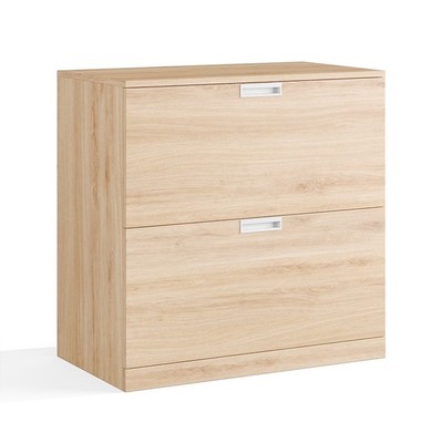 GALA, Tủ lưu trữ đồ dùng 2 ngăn kéo DRA_168, 80x45x80cm, tủ gỗ Scandi Home