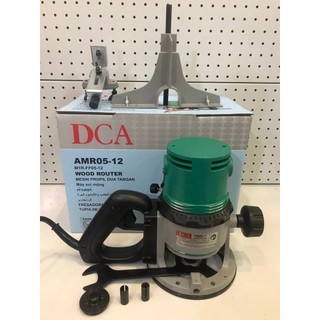 Máy phay gỗ cầm tay dca 1240w amr05-12 ̣