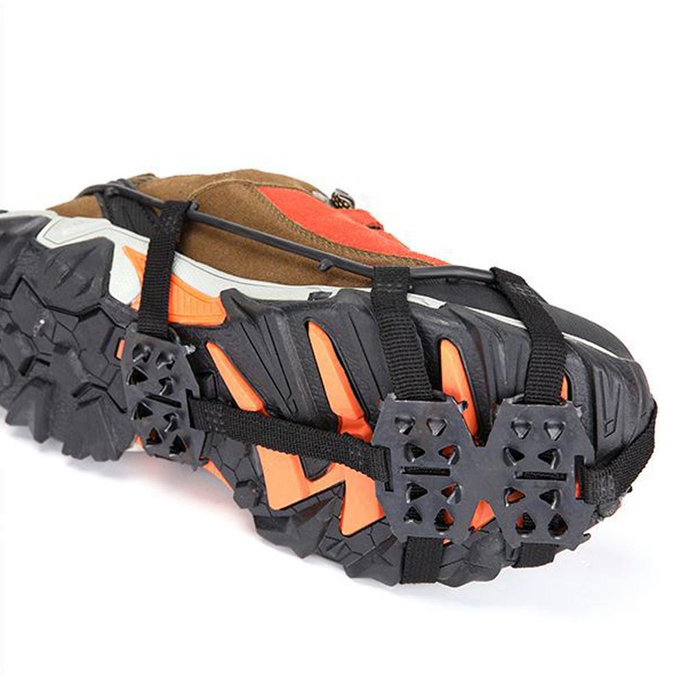 1 Đôi Giày Đi Tuyết 24 Răng Chống Trượt