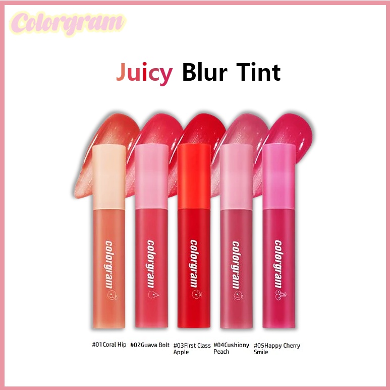 Son Tint Juicy Blur Tint 5 Màu Sắc Tùy Chọn