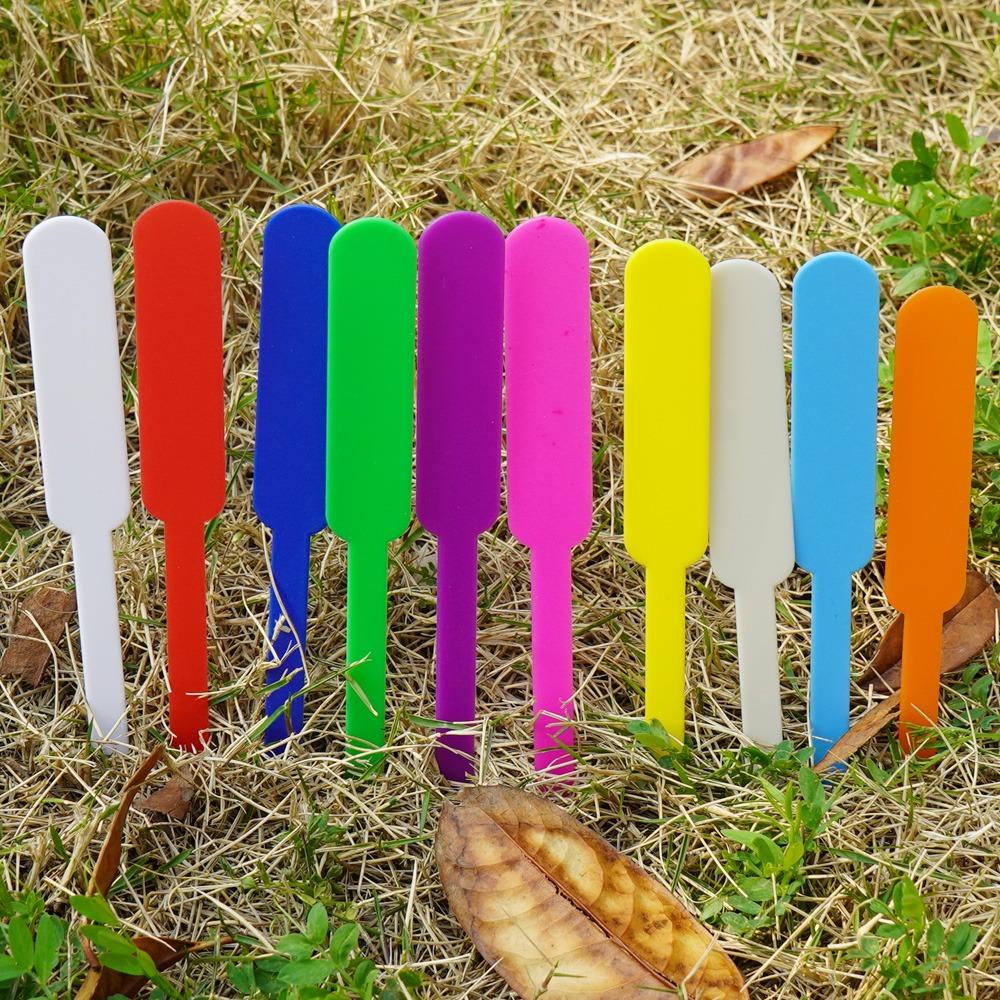 Set 100 Thẻ Nhựa Trồng Cây Nhiều Màu