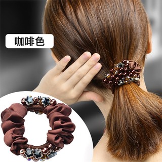 Dây Cột Tóc Đính Hạt Ngọc Trai Thời Trang Cho Nữ