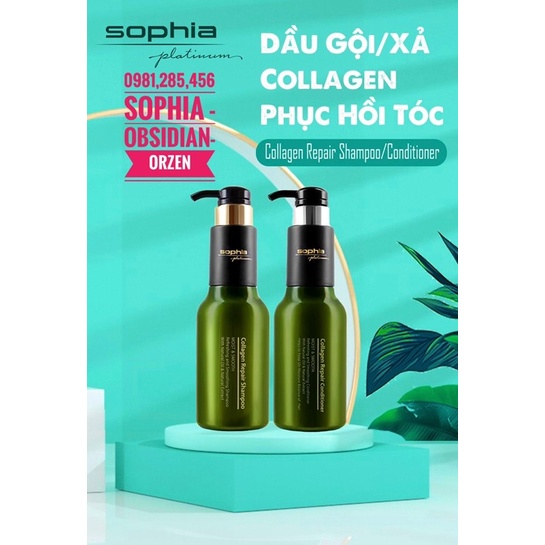 Cặp dầu gội xả collagen phục hồi tóc sophia ( Hàn Quốc)