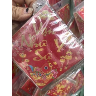 10 tờ Giấy decal loại NHỎ dán dưa dán bưởi