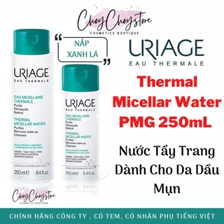 [TEM CTY] Nước Tẩy Trang Uriage Thermal Micellar Water PMG 250mL (Nắp xanh lá đậm) -  Dành Cho Da Dầu, Hỗn Hợp