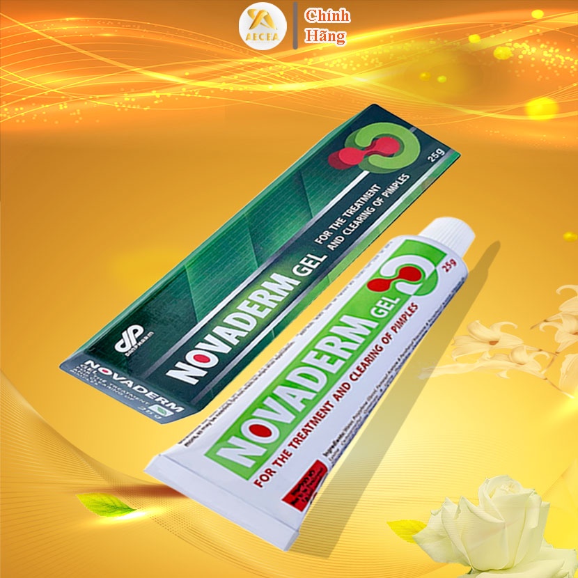 Kem Mụn Trứng Cá Tuổi Dậy Thì Novaderm Ngừa Mụn Đầu Đen Trắng Trên Trán Ẩn Bọc Cám Cơm Sau Lưng Ở Cằm Mũi Mụn Mặt Bọc Đỏ