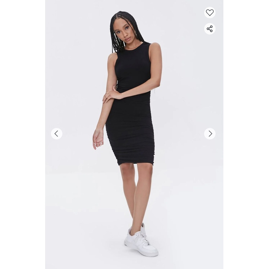 Đầm Bodycon dài rút nếp sát nách - Ruched Cami Bodycon Dress