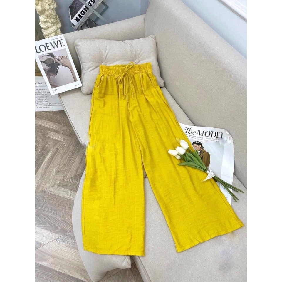 Quần Đũi Xước Nhật Ống Rộng BIG SIZE nhiều màu tươi mát cho chị em mặc hè đi du lịch (sz S- M - XL -2XL- 3XL)