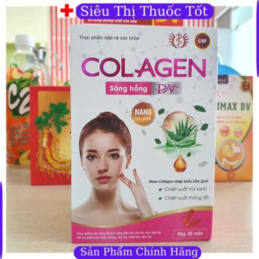 Colagen Sáng hồng nguyên liệu nhập khẩu Hàn Quốc hộp 30 viên DV f