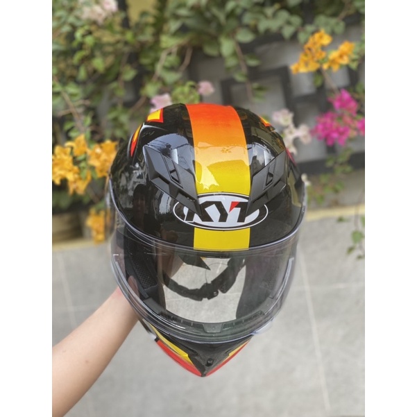 MŨ FULLFACE 2 KÍNH M266 Bản Dragon giới hạn lên logo KYT cực đẹp, Kèm túi đựng và BH 12 tháng