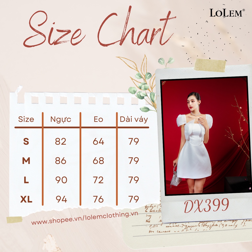 Đầm dạ chữ A LOLEM DX399 tay con vải dạ phối tơ organza