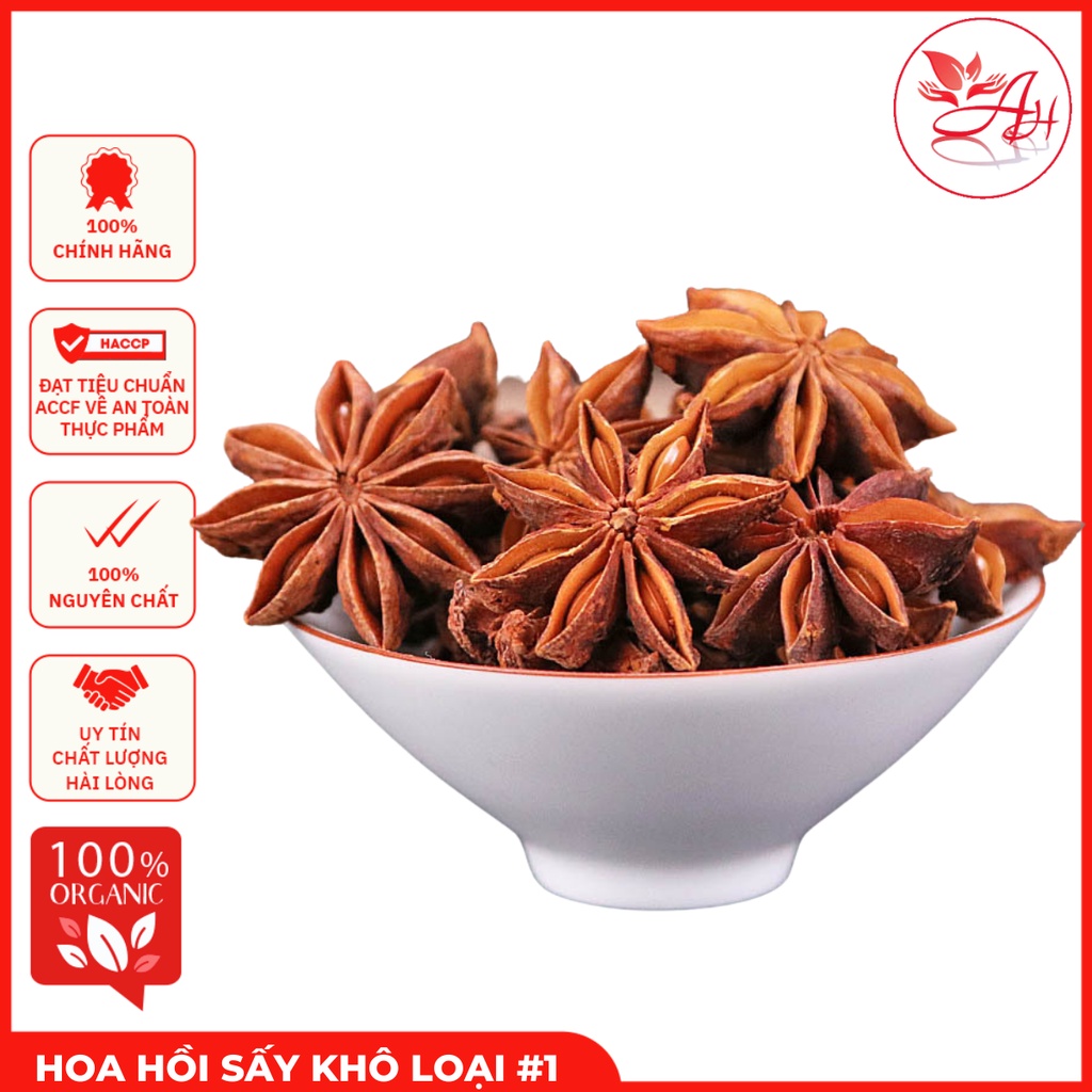 Hoa Hồi Khô Tây Bắc 100gr (Hoa Hồi Nguyên Cánh Thơm Phức)
