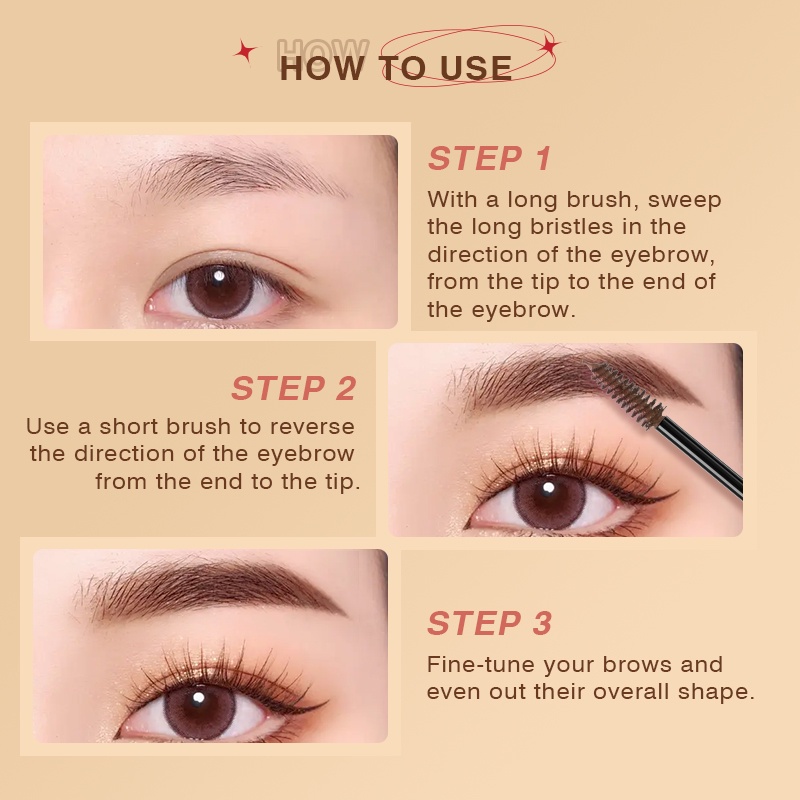 Kem Mascara Lông Mày Dạng Lỏng Chuyên Nghiệp IMAGIC Màu Đen Nâu Chống Thấm Nước | BigBuy360 - bigbuy360.vn