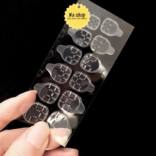 Tấm keo 12-24 miếng dán móng tay/móng chân Giả