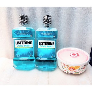 Combo 2 chai Nước súc miệng Listerine 500ml