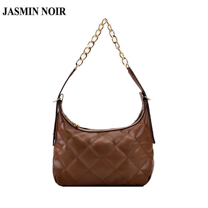 Túi Xách JASMIN NOIR Đeo Chéo Họa Tiết Sọc Caro Thời Trang Cho Nữ