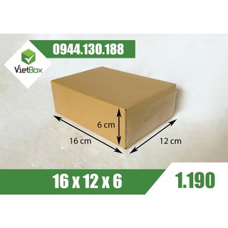 Combo 40 hộp carton 16x12x6