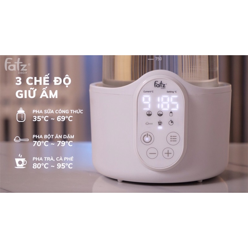 Máy đun nước và hâm nước pha sữa điện tử FATZ BABY Quick 8 FB3525TN