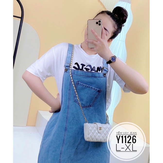 BIGSIZE Yếm váy jean Y1126