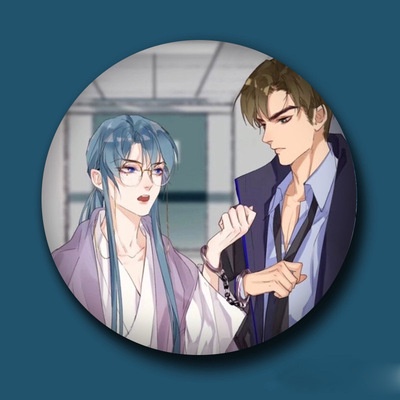 Huy hiệu cài áo in hình Mối quan hệ không hoàn hảo manhua BL chibi dễ thương tiện lợi