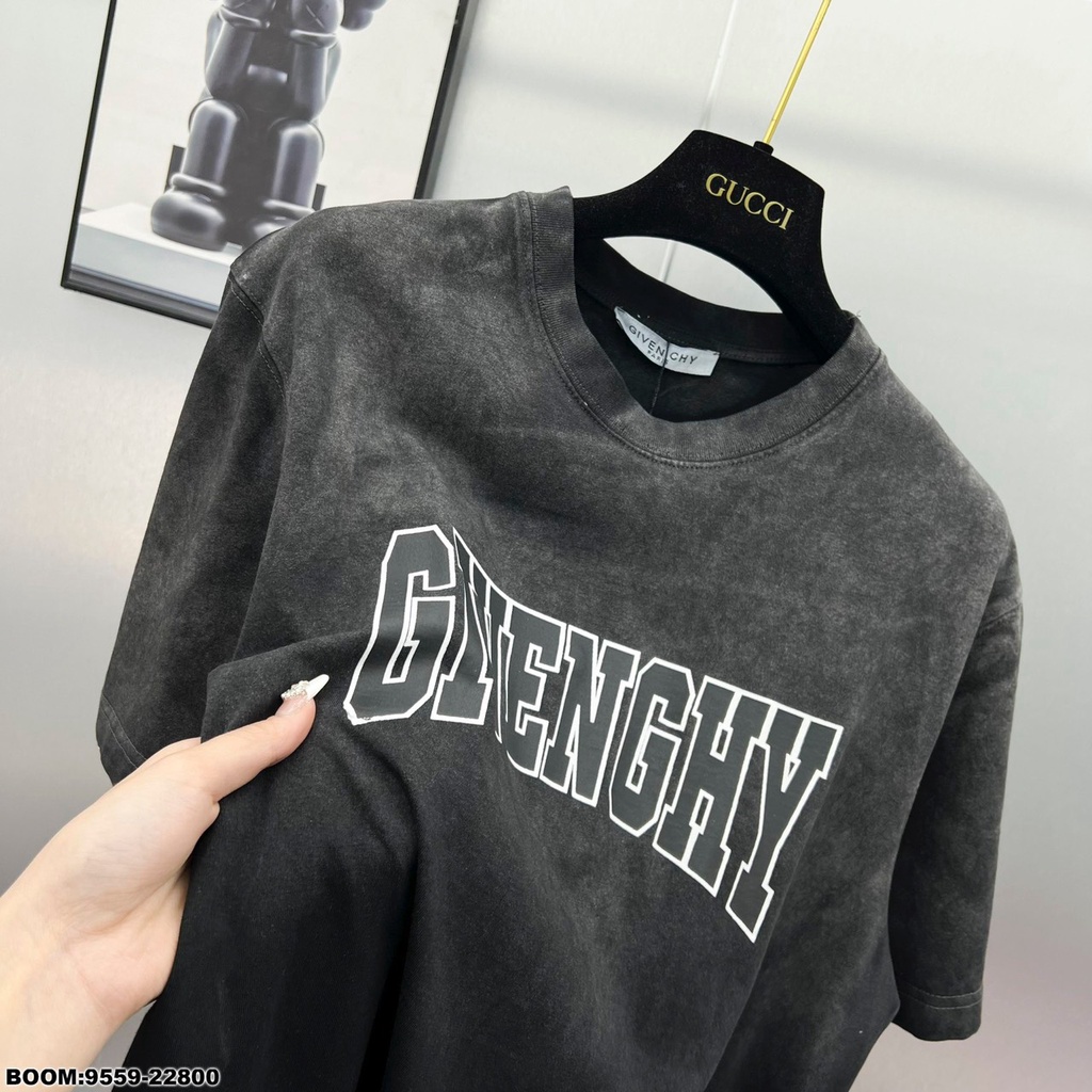 Áo Phông Nam Nữ Loang In Chữ Gi.ven Cao Cấp - Áo Thun Nam Unisex Loang Gi.ven Vải Mát Mịn