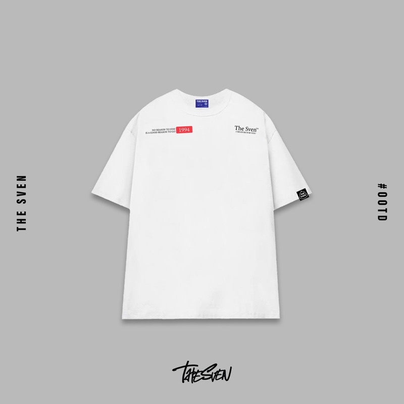 Áo thun The Svenx Basic Natural Black/White