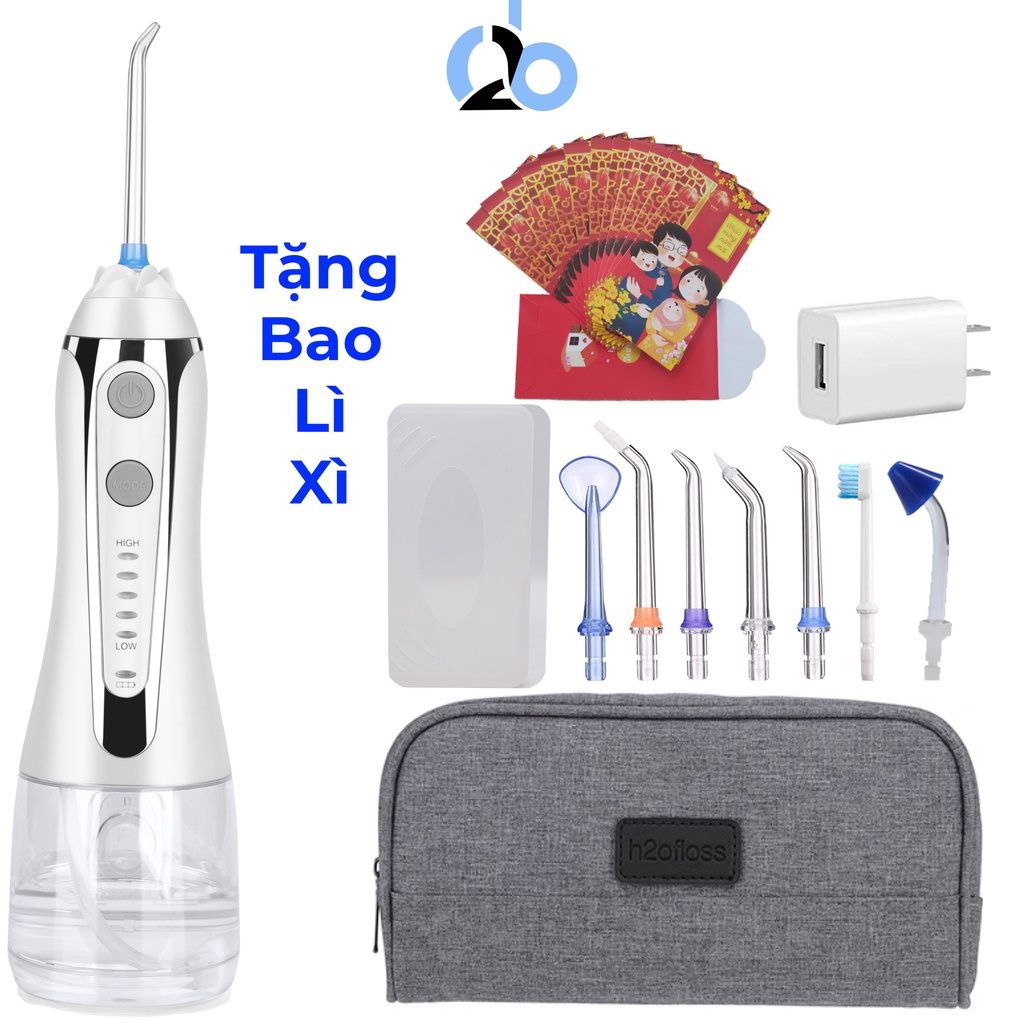 Tăm nước cầm tay h2ofloss hf2. Phiên bản cải tiến từ mẫu H2ofloss HF6 phiên bản 2021